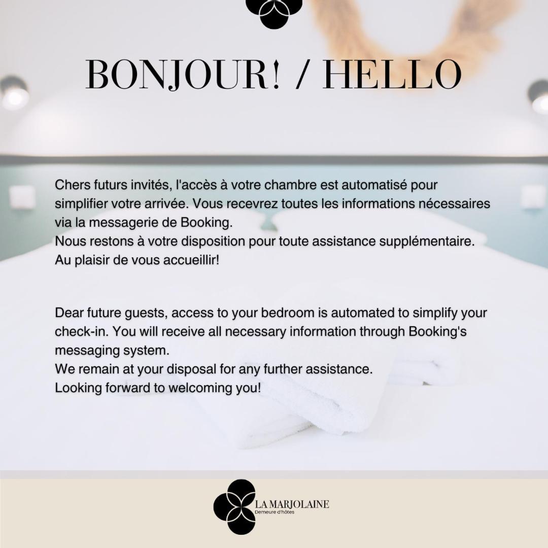 La Marjolaine - Demeure D'Hotes - Service Para-Hoteiier - Premium Châteauroux Exteriér fotografie